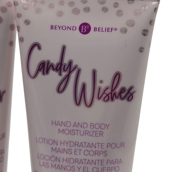 Beyond Belief Candy Wishes Fairy Tale Wonder Hand Body Lotion Set Of 2 - Picture 3 of 7